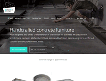 Tablet Screenshot of concretestudio.com.au